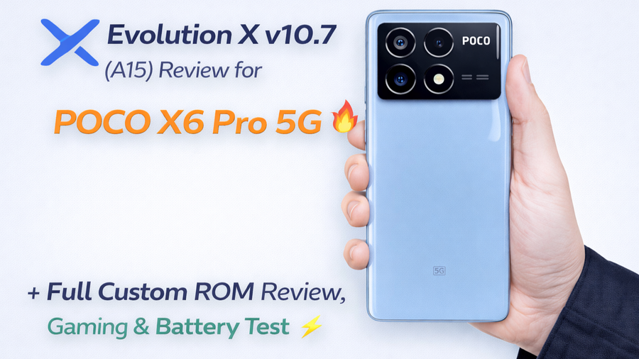 Evolution X 10.7 A15 for Poco X6 Pro 5G